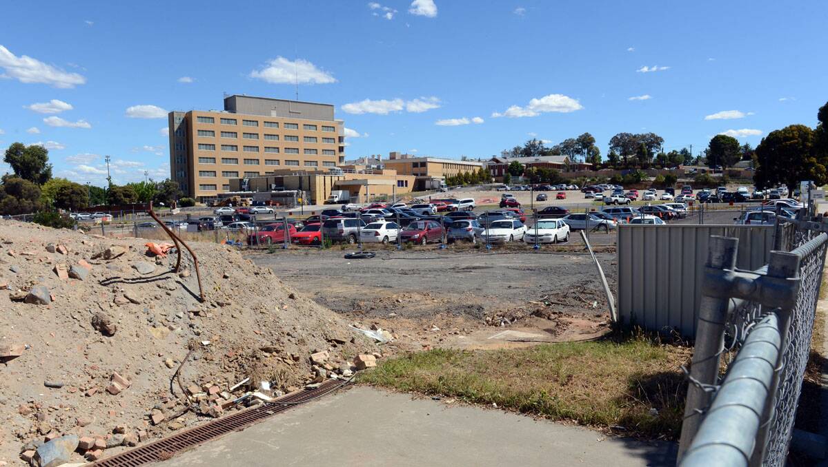 The new Bendigo Hospital site.