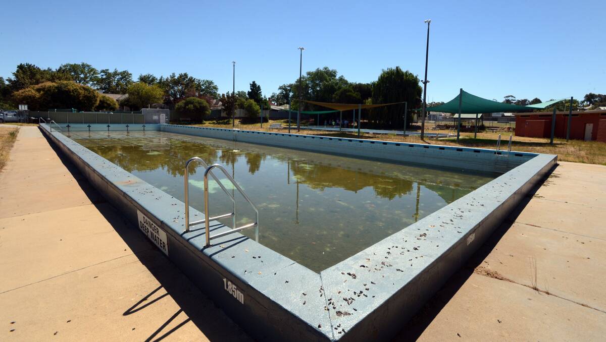 The Golden Square swimming pool. Picture: Jim Aldersey