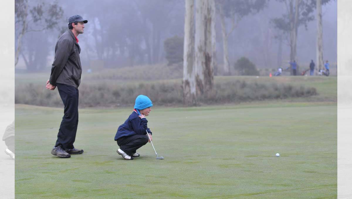 Junior Golf Tournament at Neangar Park Golf Course. Ben Powell from Garfileld GC. Picture: Julie Hough