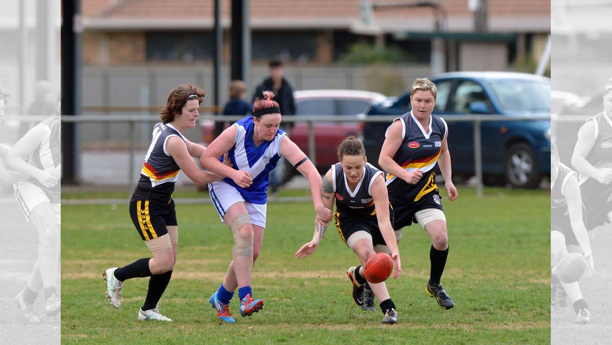 Womens footy at Dower Park, Kangaroo Flat Bendigo Thunder v Sunbury Picture: Brendan McCarthy