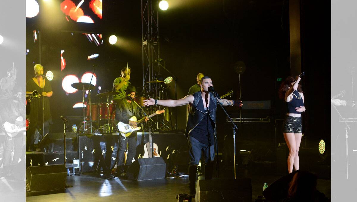 Guy Sebastian performs at The Capital Theatre. Picture: JODIE DONNELLAN