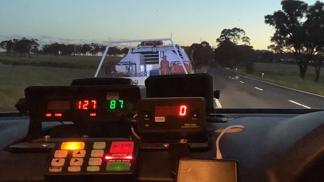 SPEED: Maryborough Police said they detected the vehicle allegedly travelling at 127km/hr in a 100km/hr zone. Picture: GOLDFIELDS POLICE EYEWATCH