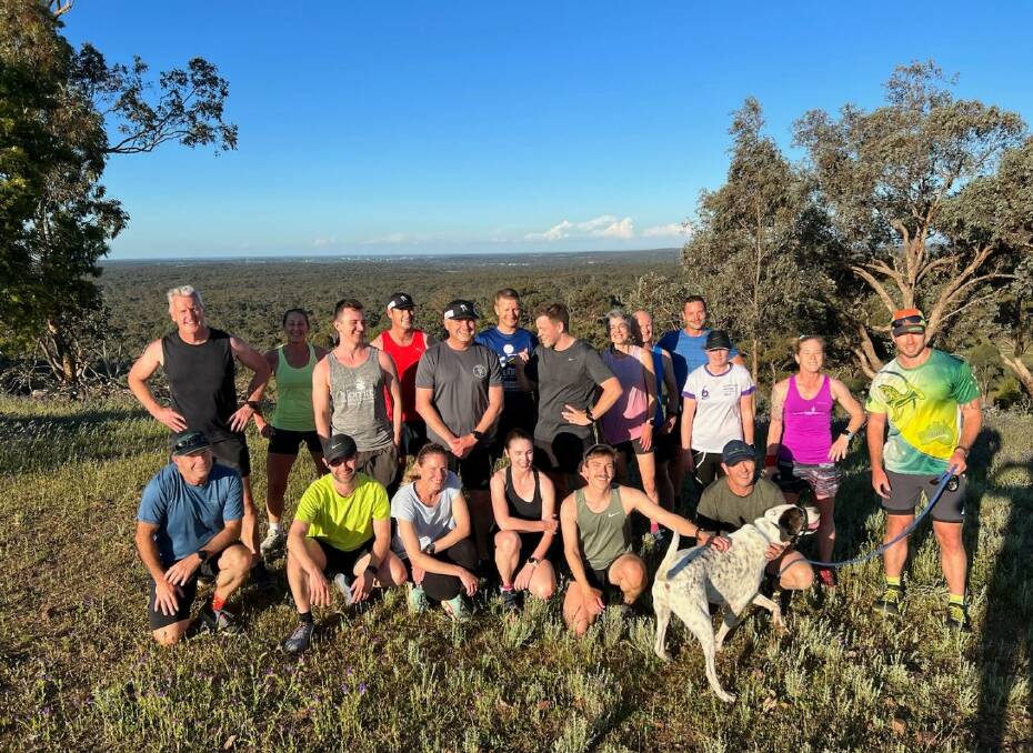 Trails & Ales Bendigo meet weekly to for a social run on the trails of One Tree Hill followed by a beer and chat. Picture: SUPPLIED