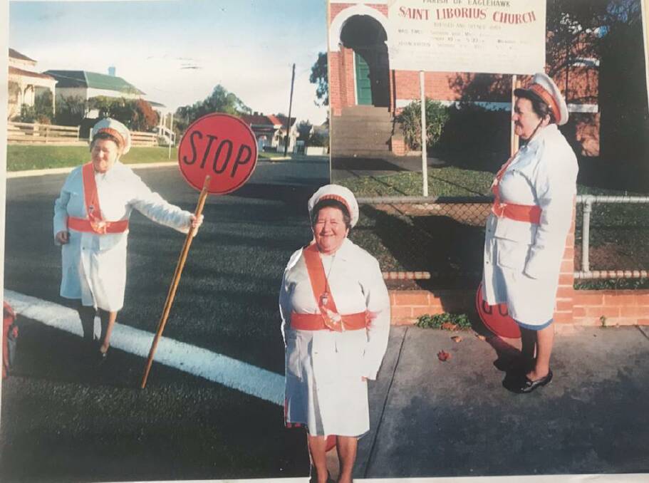TRIBUTE: After 35 years as a lollipop lady, Phyllis Priest - also known as Pat - is being remembered for her hard-working attitude and spirit. Picture: SUPPLIED 