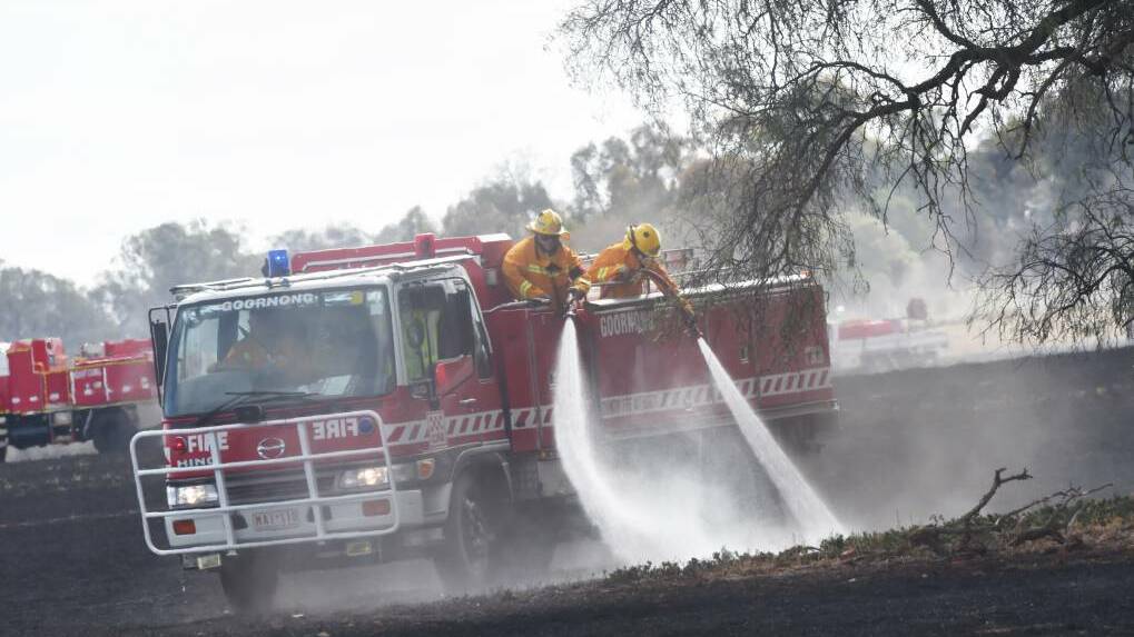  Fire crews contained one of the fires in December 2019. Picture: DARREN HOWE