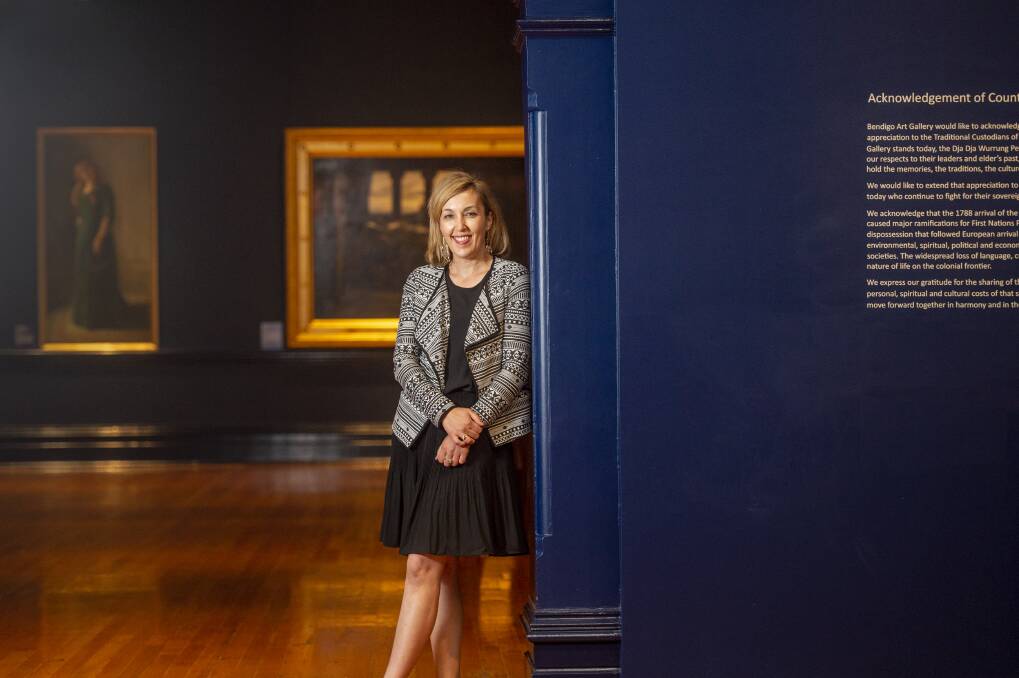 OPEN: Bendigo Art Gallery director Jessica Bridgfoot was excited to announce two new exibitions coming to the gallery in the coming months. Picture: DARREN HOWE