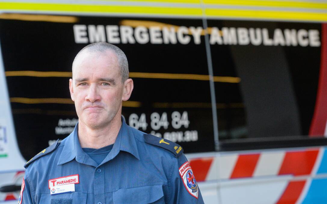  Ambulance Victoria Loddon Mallee area manager Tim Fraser. Picture: DARREN HOWE 