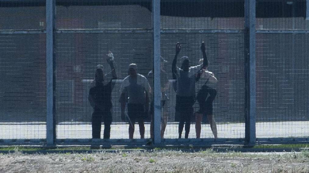  Inmates at the Malmsbury Youth Justice Centre. Picture: DARREN HOWE