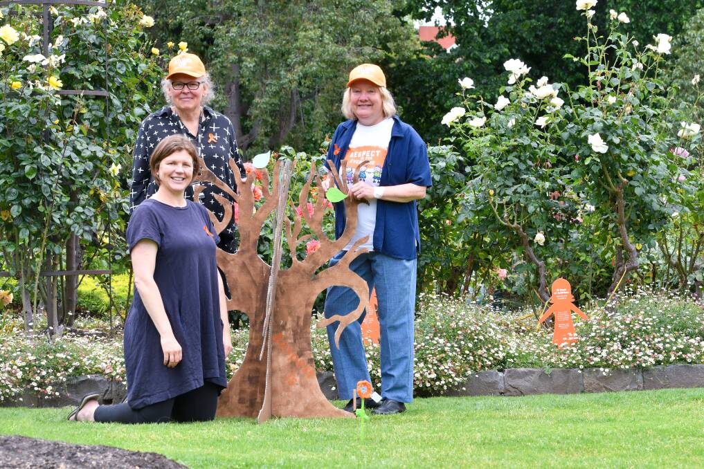 The respect tree was just one of the way's the committee was raising awareness for the 16 Days of Activism campaign. Picture: NONI HYETT