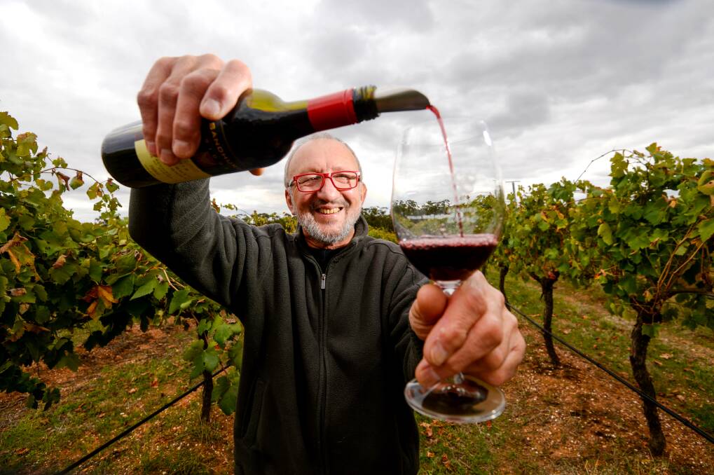 FAVOURABLE: Sandhurst Ridge Winery winemaker and proprietor Paul Greblo says the industry has experienced its greatest season in years. Picture: DARREN HOWE 