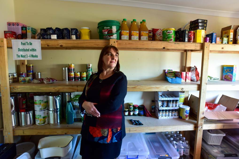 SURGE: Eaglehawk Community House coordinator Tracey Moss isn't sure when the demand will stop. Picture: Brendan McCarthy