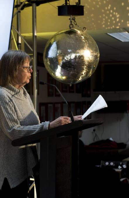 Rosemary Sorensen at the Bendigo Writers Festival 2019 launch. Picture: DARREN HOWE