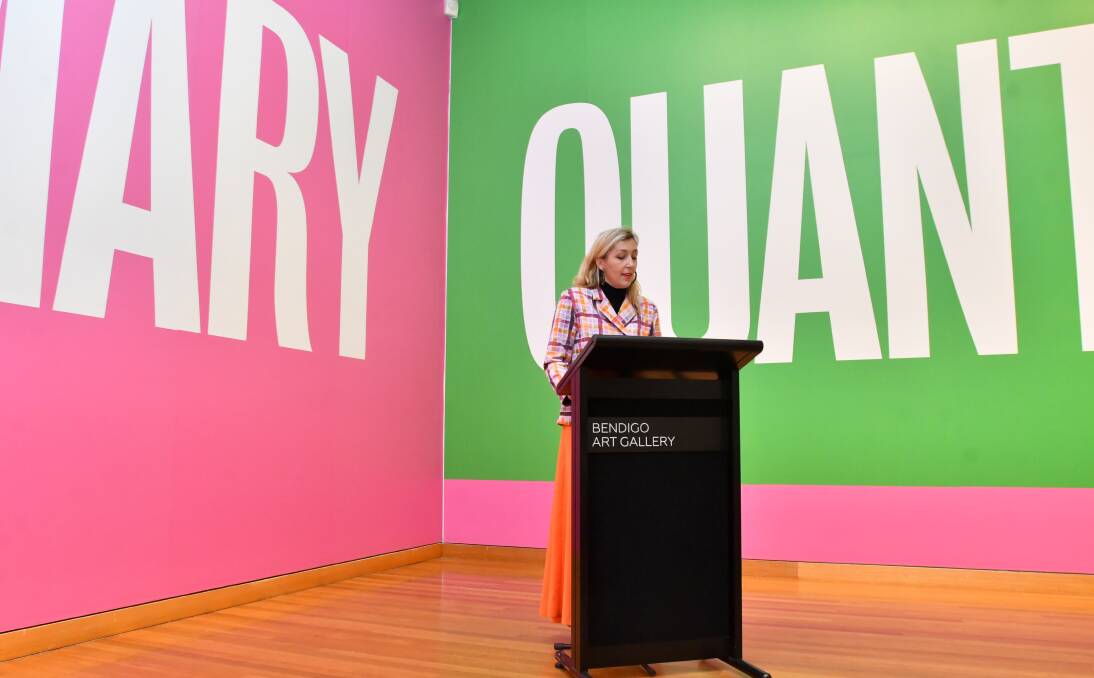 Bendigo Art Gallery director Jessica Bridgfoot said it had been one of the more busier exhibitions that the gallery has seen. Picture: NONI HYETT