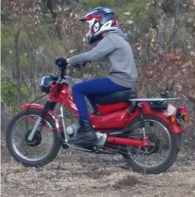 This is a picture of the stolen motorcyle. Picture: VICTORIA POLICE