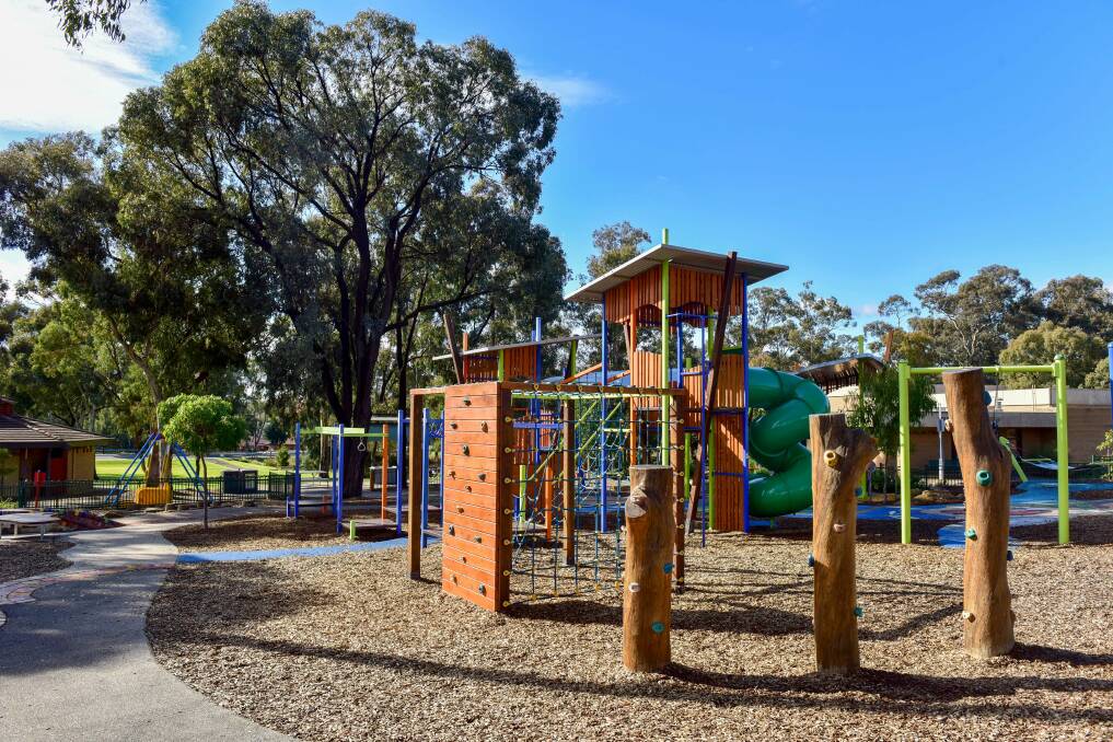 RECOGNISED: Bendigo's popular Strathdale Park Play Space in Crook Street has been recognised through a Regional Achievement award. Picture: BRENDAN McCARTHY