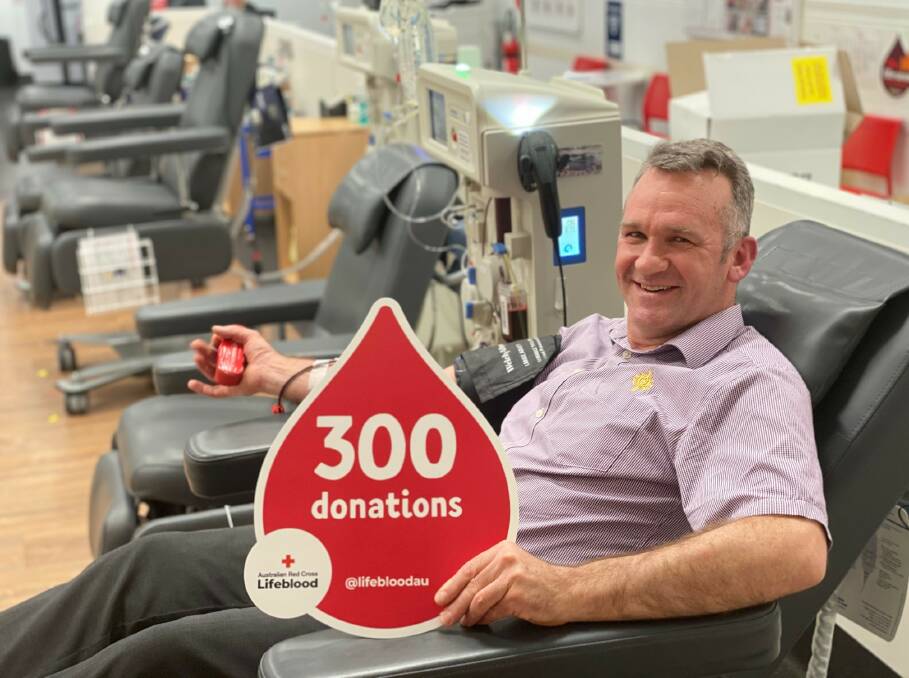 GIVE: Bendigo's James Breen is being thanked as part of National Blood Donor Week. Picture: SUPPLIED