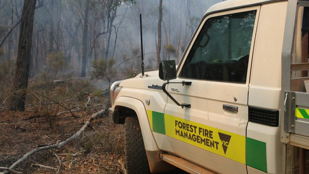 RISK: Unauthorised fires on public land are putting the community at risk. Picture: SUPPLIED