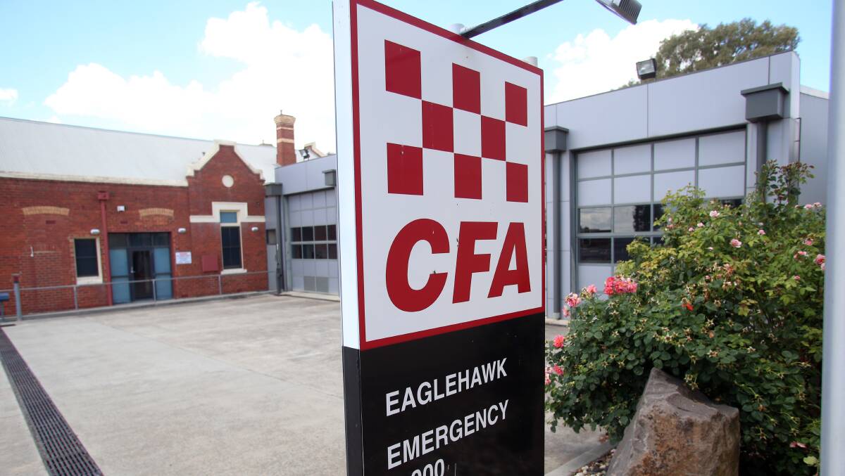 GRATITUDE: Eaglehawk and Woodvale CFA units are grateful to recieve a funding boost. Photo: GLENN DANIELS
