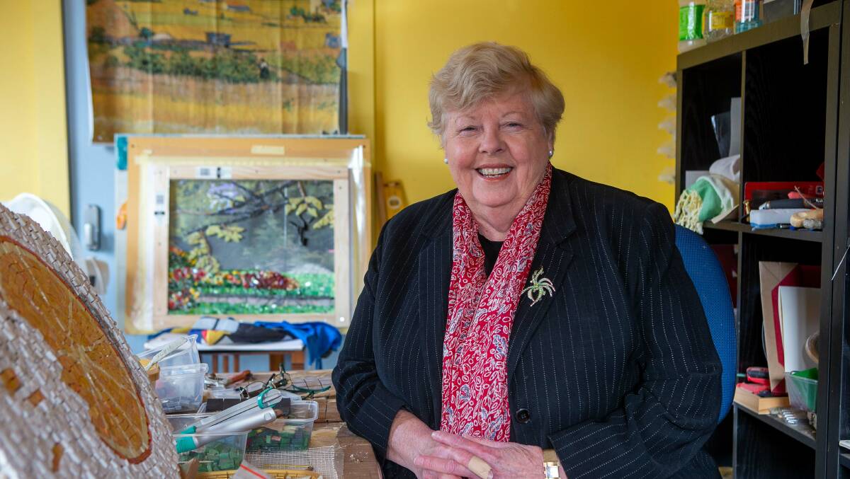 After moving to Castlemaine seven years ago, Ms Nixon now finds herself on the board of the Castlemaine State Festival and involved in the local art scene. Picture: PETER WEAVING