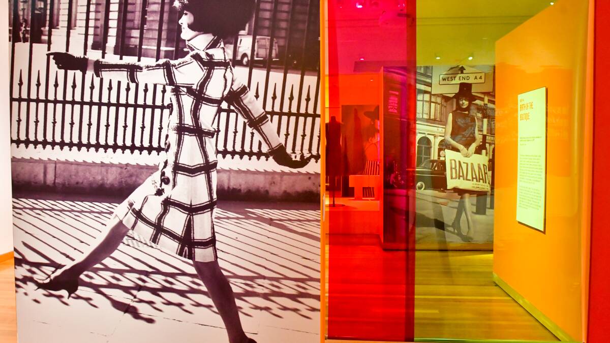 Mary Quant: Fashion Revolutionary exhibition finishes up in three weeks. Picture: NONI HYETT