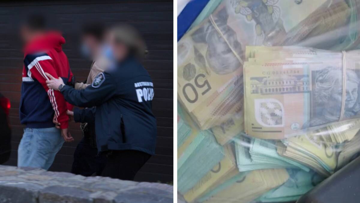 A man based in the ACT has been charged after authorities restrained more than $10m in assets allegedly linked with an international money laundering scheme. Pictures: AFP