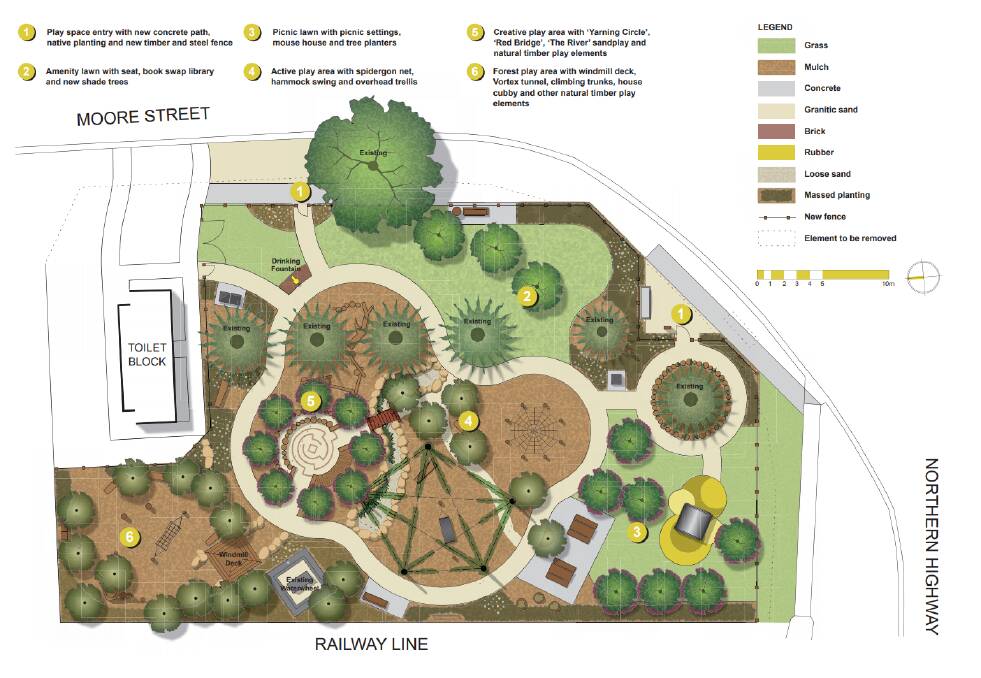 Plans for the new Rochester Community Play Space. Picture: SUPPLIED