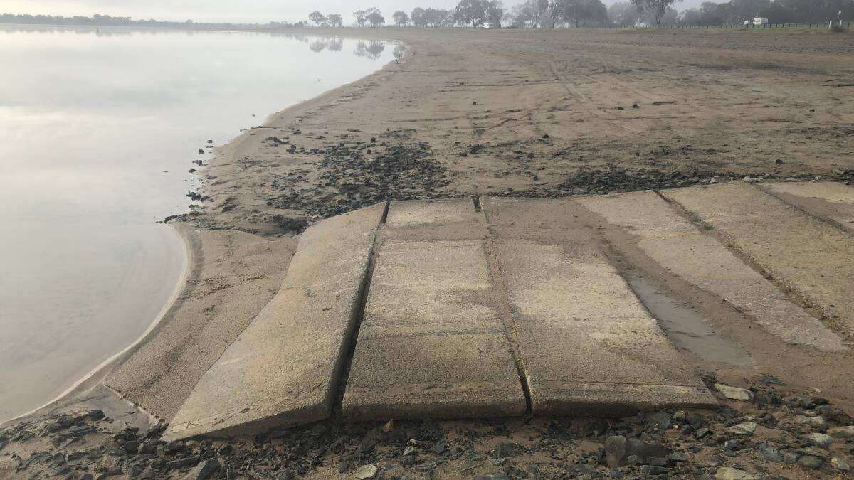 The boat ramp at Greens Lake. Picture: SUPPLIED