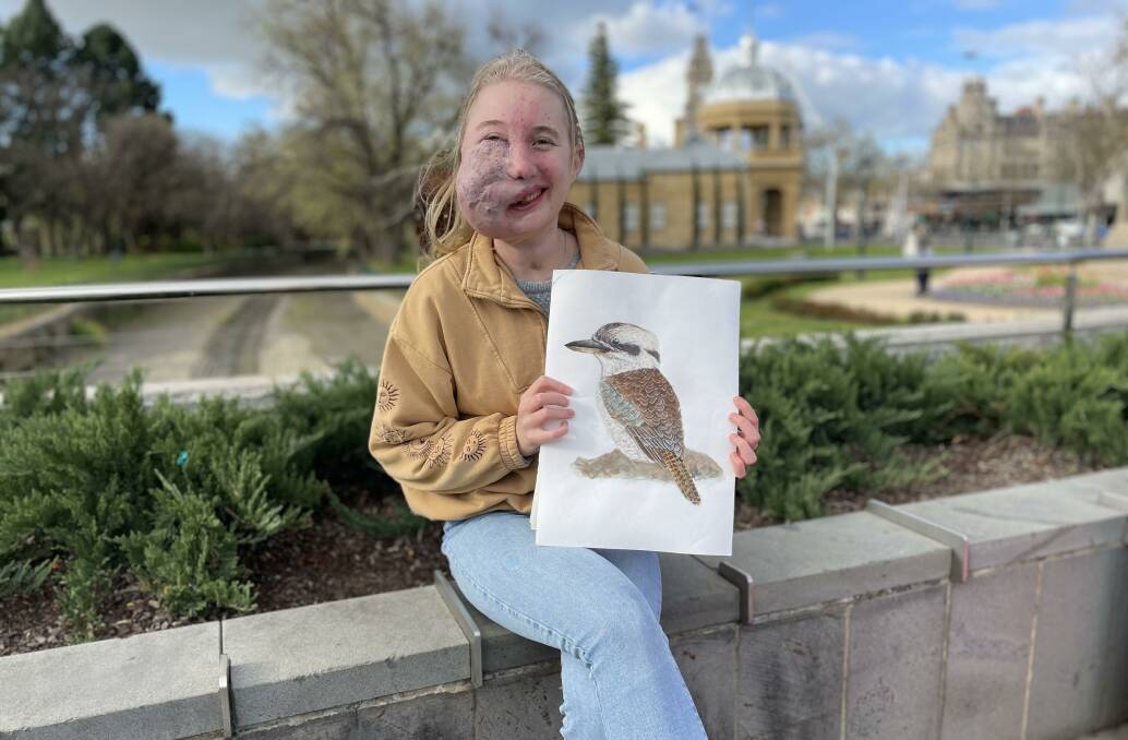 Bendigo La Trobe student Jess Pethybridge has turned a hobby into a small business that's getting a lot of traction online. Picture: ALEX GRETGRIX