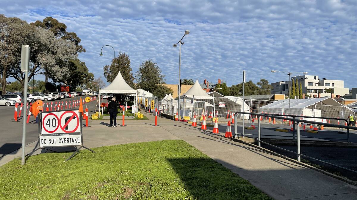 QUIET: Bendigo Health says staff are currently testing about 100 swabs per day, maybe up to 140 some days. Picture: ALEX GRETGRIX