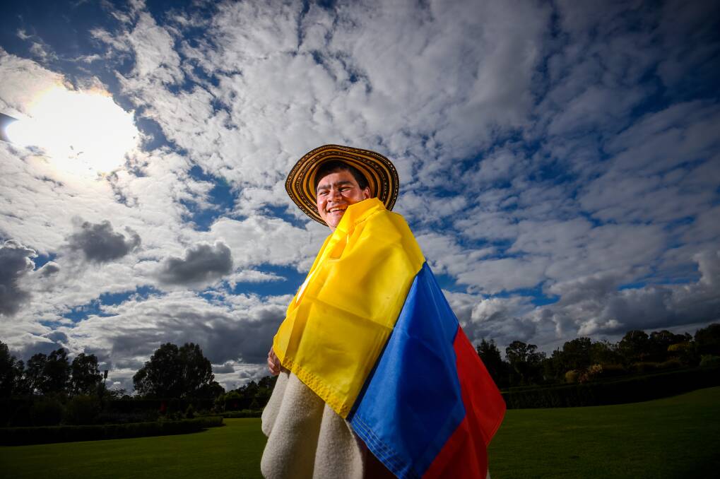 PARTY TIME: Hispanos Unidos de Victoria president Jorge Restrepo is ready for Bendigo's first Latin Festival on May 14. Picture: DARREN HOWE