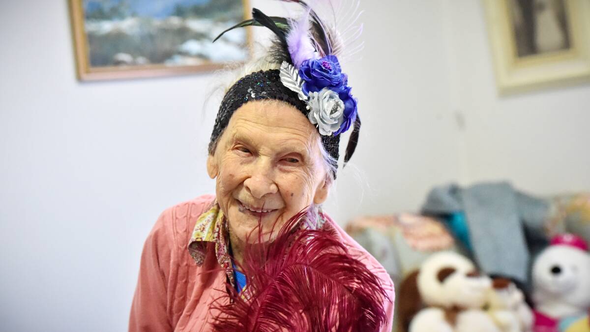 Bonnie Mitchell will celebrate her 100th birthday on Sunday. Picture: DARREN HOWE