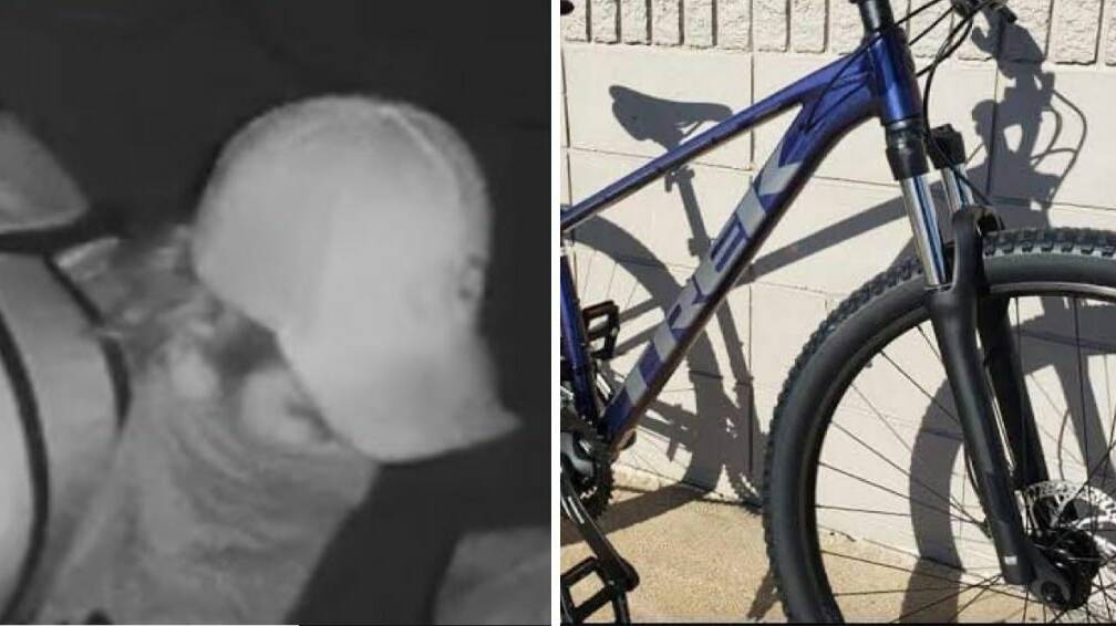 An image of one of the Ogilvie Avenue offenders has been release, as well as a picture of the Trek bike stolen in Echuca. Picture supplied