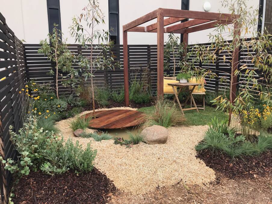 Titled 'Fill Up Your Senses', the project was managed by Bendigo TAFE landscape design student Kendall Ingram. Picture: SUPPLIED