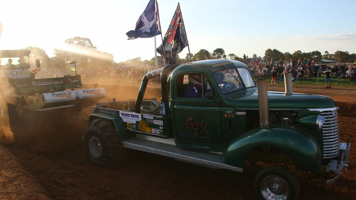 A glimpse of what to expect from last year's Elmore Tractor Pull. Picture supplied