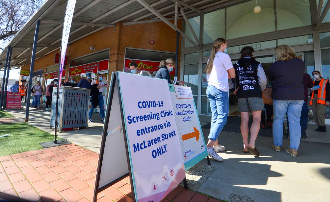 Year 12 students will be able to priority book their COVID-19 vaccinations from September 6. Picture: DARREN HOWE