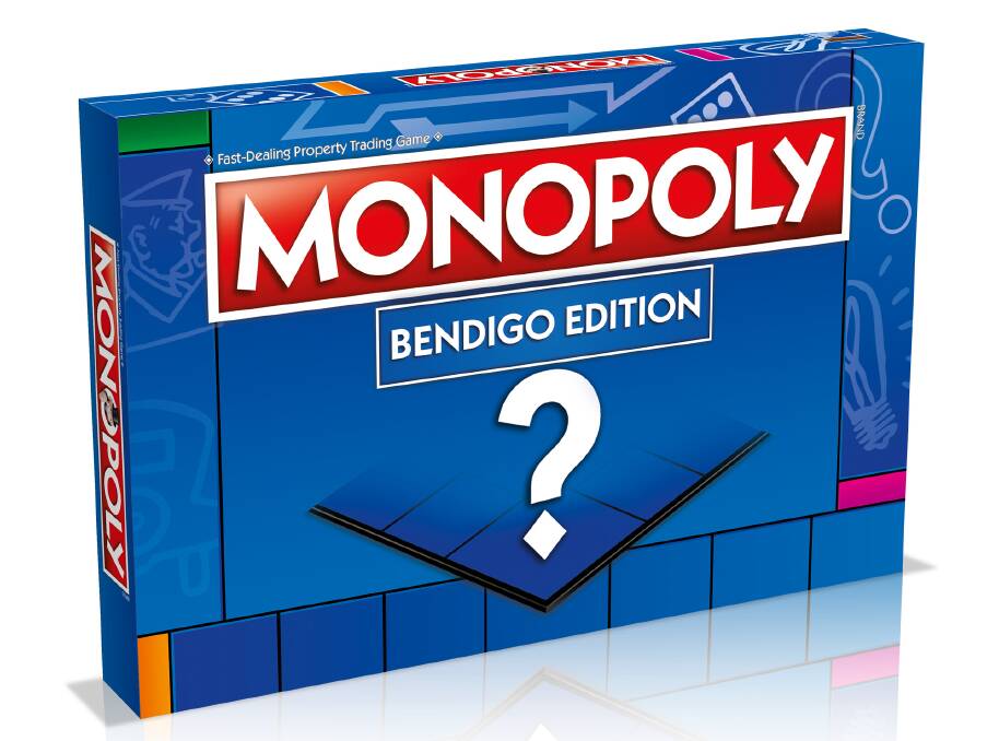 PASS GO: Bendigo is set to be made into its own MONOPOLY board game set to hit shelves in October. Picture: SUPPLIED
