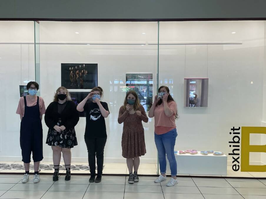 La Trobe Bendigo visual arts students will have their work on display at Exhibit B and in a window in the mall until November 15. Picture: SUPPLIED