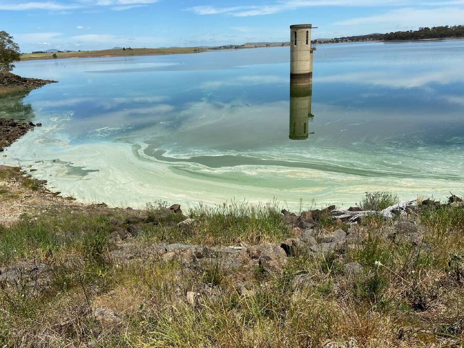 This is the 14th alert for the Tullaroop reservoir. Picture: SUPPLIED