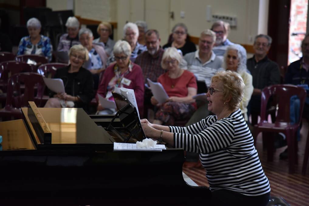 Enthusiastic over-65s met at the school on February 2 to join in chorus for the first time in three years. Picture supplied