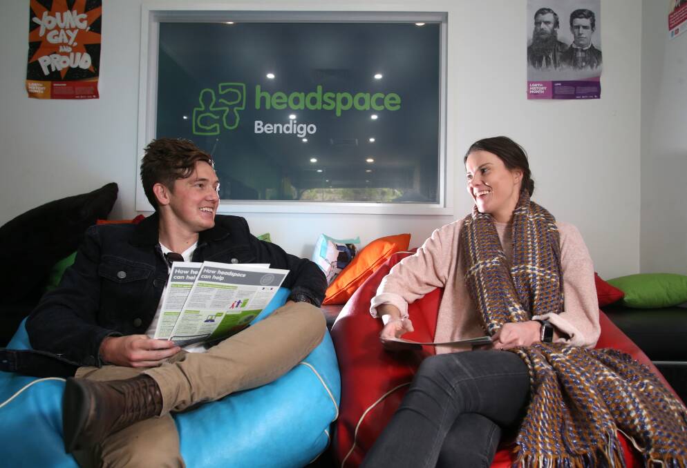 Headspace Bendigo is open to people in northern Victoria until the centre opens in Echuca early next year. Picture: GLENN DANIELS