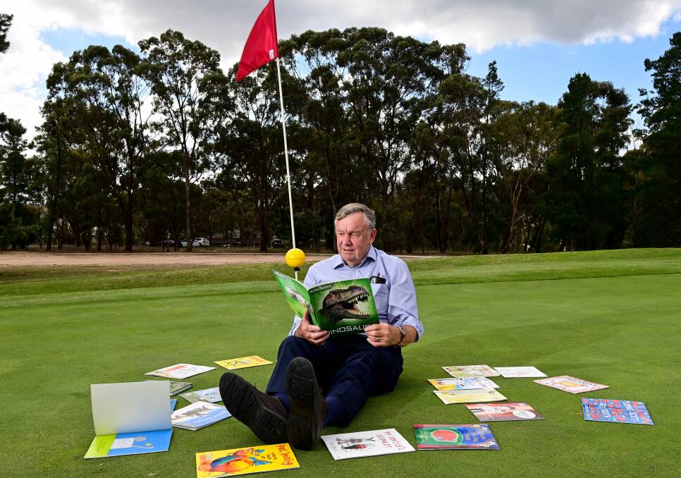 TEE OFF: Committee member and original co-ordinator John Jones ready to raise funds for local kids at the golf day in April. Picture: BRENDAN McCARTHY