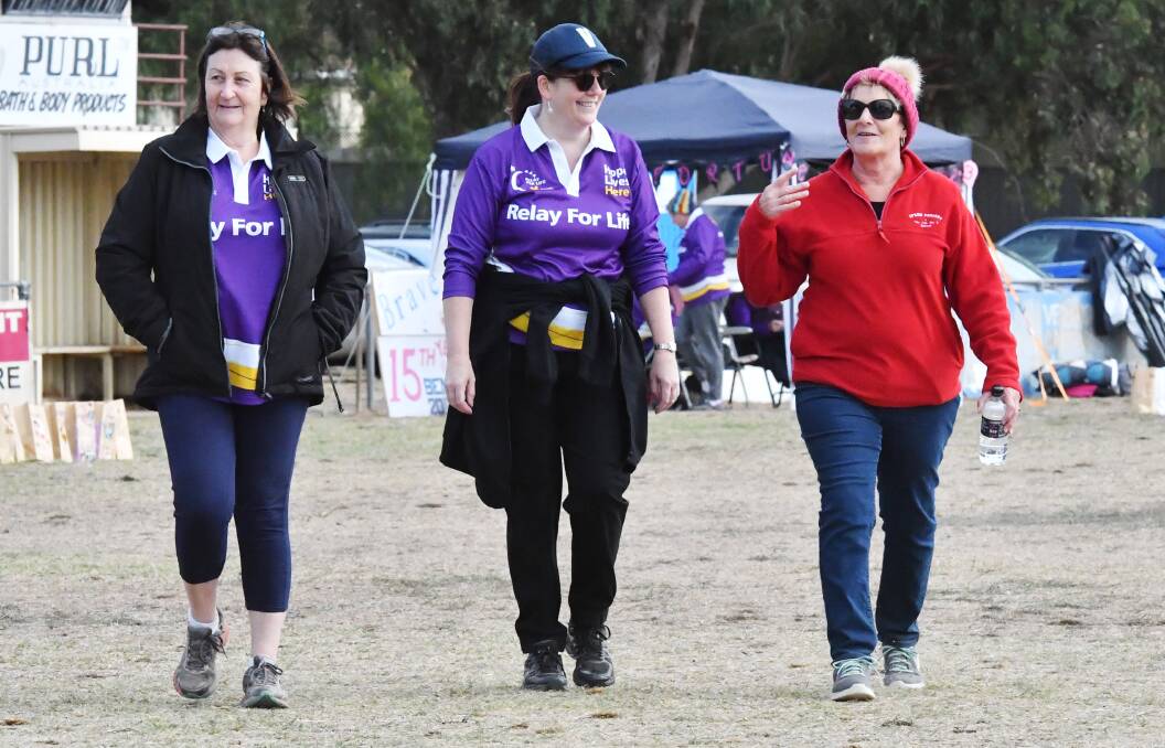 Participants taking part in the 2019 Relay for Life. The event has since been cancelled in 2020 and now again in 2021. Picture: DARREN HOWE