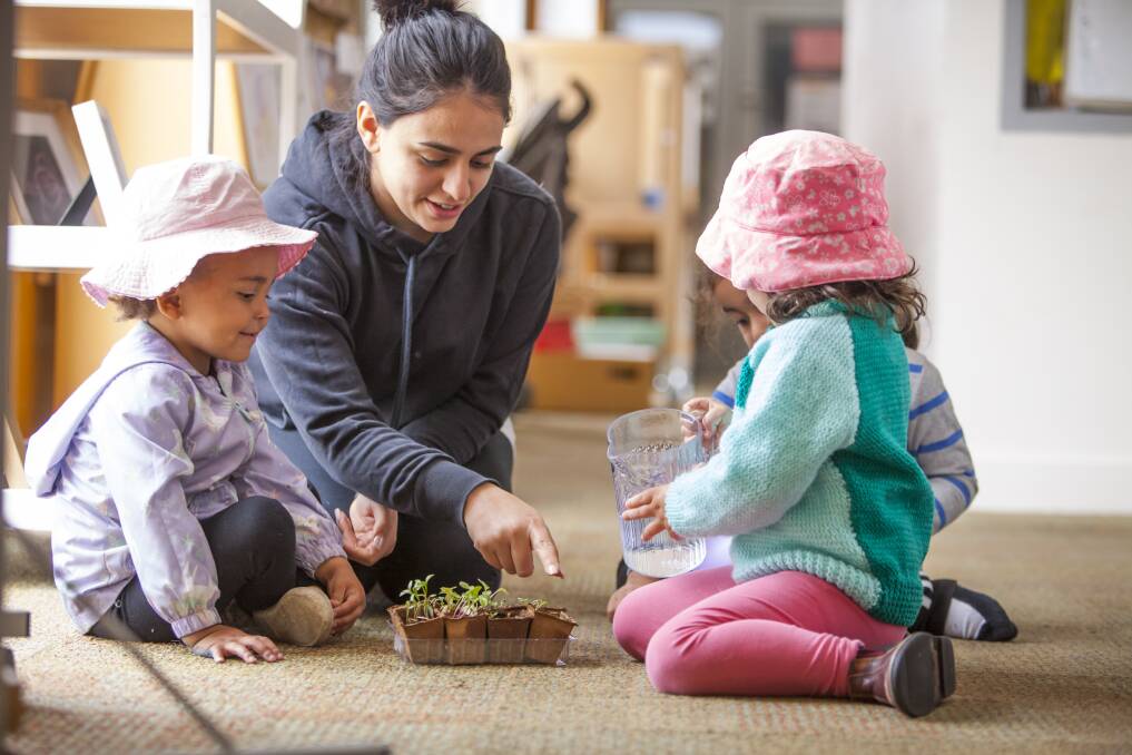 NEW CAREER: Bendigo residents are encouraged to consider a new traineeship program that will get more people ready for the early learning sector. Picture: SUPPLIED