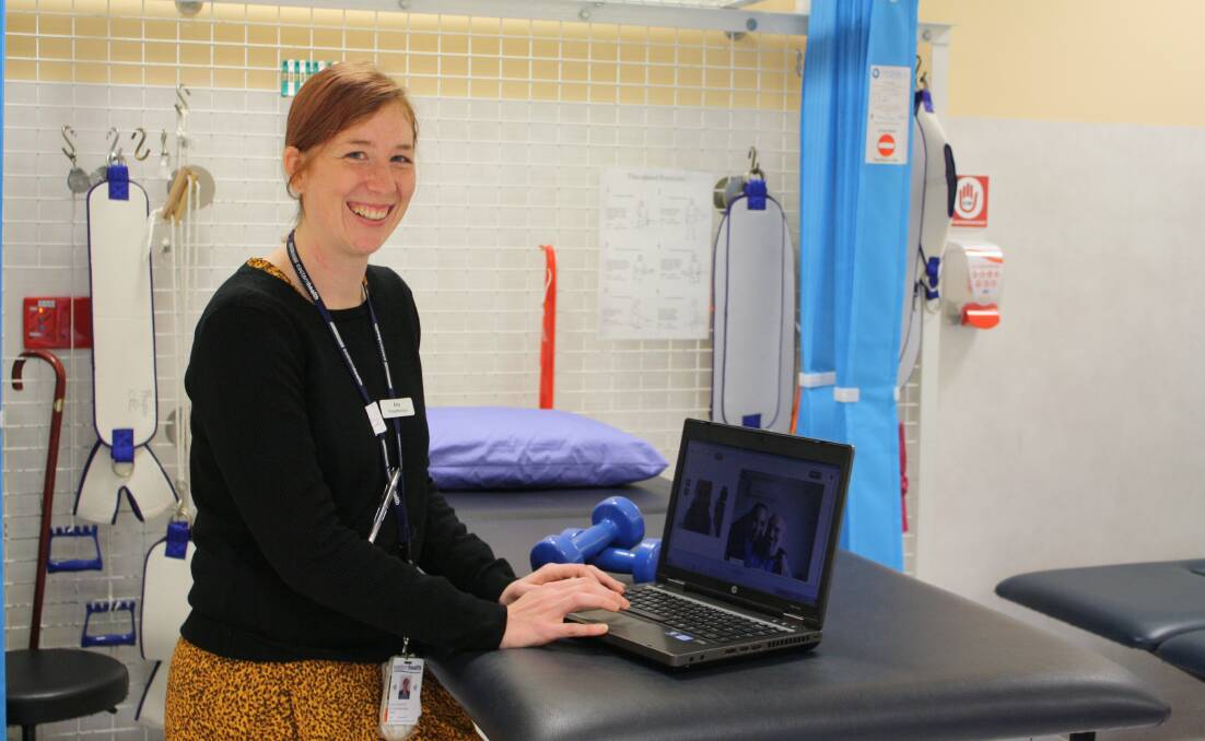 La Trobe researcher and physiotherapist Dr Amy Dennett said giving cancer patients the option to undertake rehabilitation clinics remotely is vital to supporting treatment and recovery. Picture: SUPPLIED