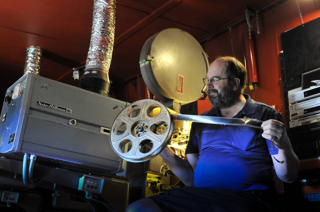 Projectionist David Pollard has been working behind the scenes at the theatre for more than 40 years. Picture by Jenny Pollard