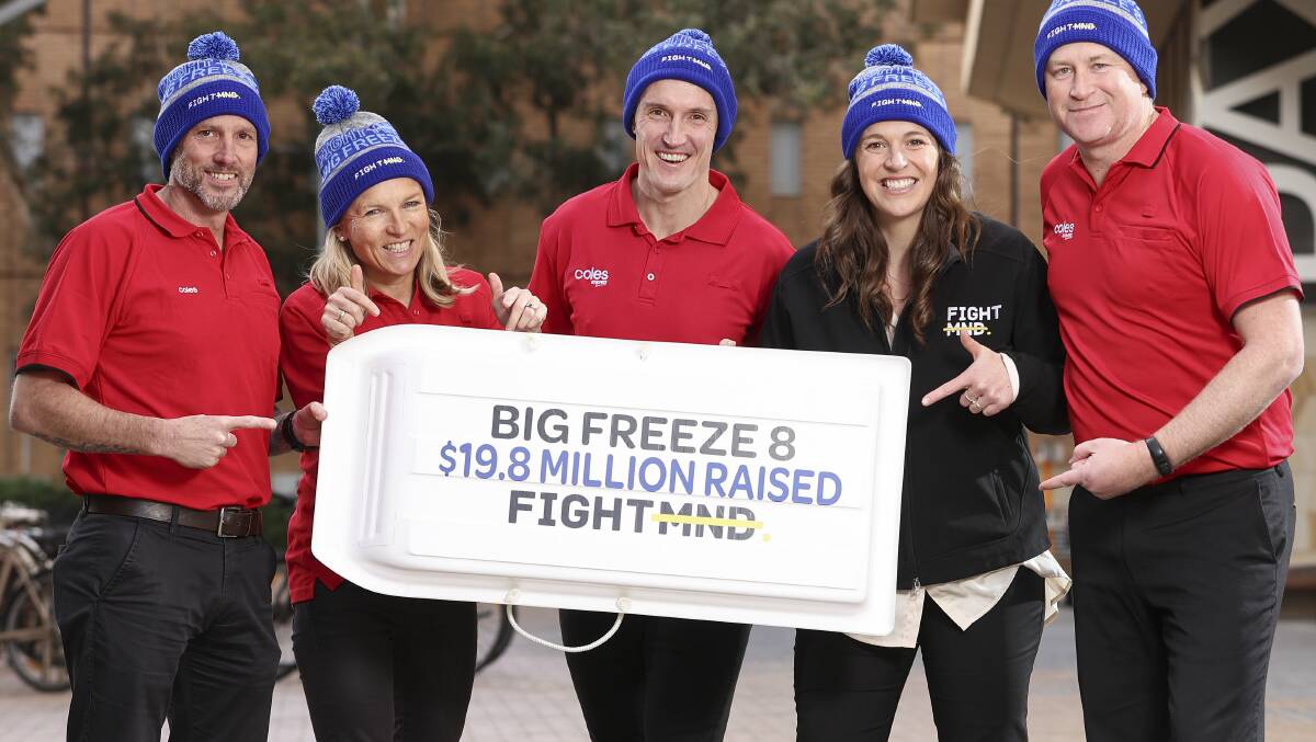 BIG EFFORT: Bendigo Coles stores contribute more than $80,000 to help find a cure for MND. Picture: SUPPLIED