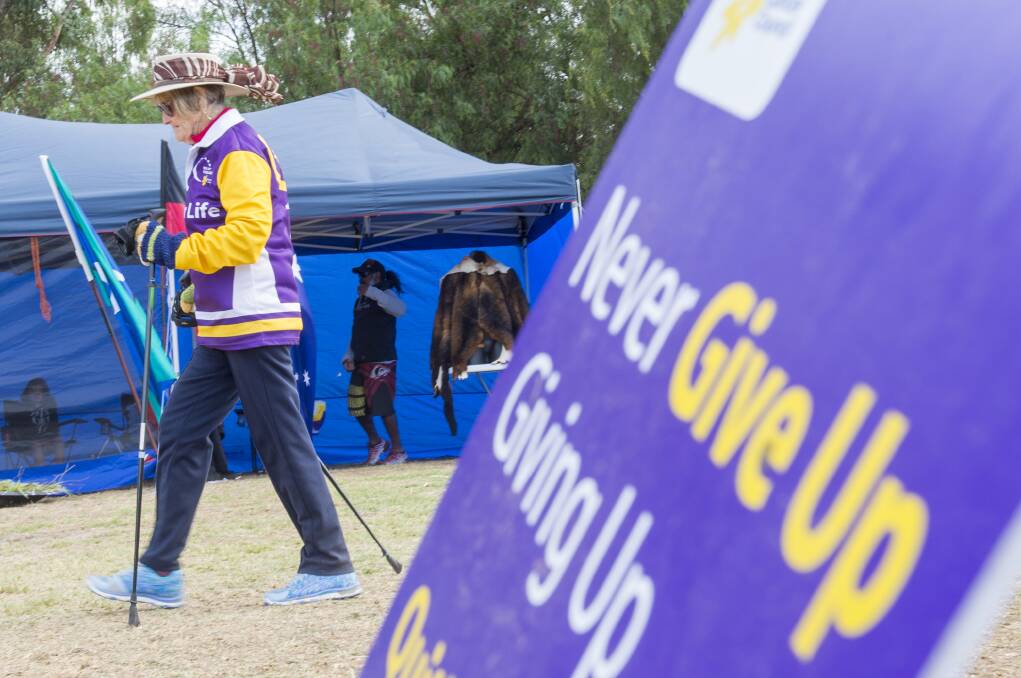 Relay for Life at Backhaus Oval in 2019. Picture: DARREN HOWE