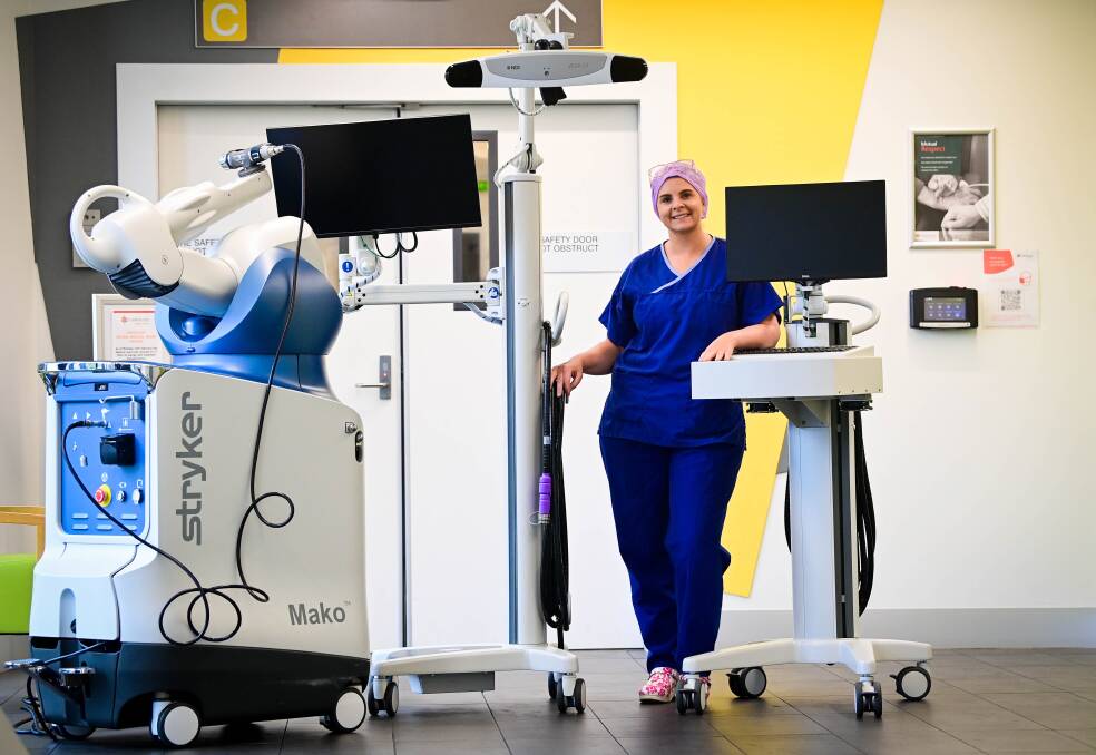 MAKO robot will enable surgeons to create personalised joint replacement plans, leading to more precise surgeries and quicker recoveries. Picture by Brendan McCarthy