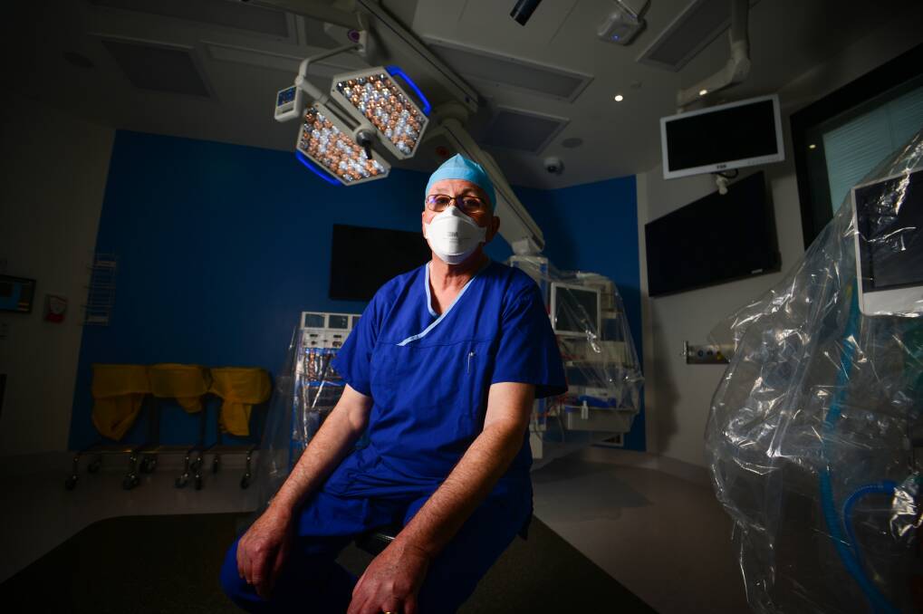 Bendigo Health director of surgery Graeme Campbell. Picture: DARREN HOWE
