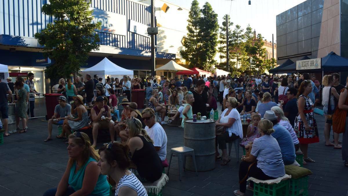 Crowd at a Moonlight Market in 2015. Picture: MARK KEARNEY